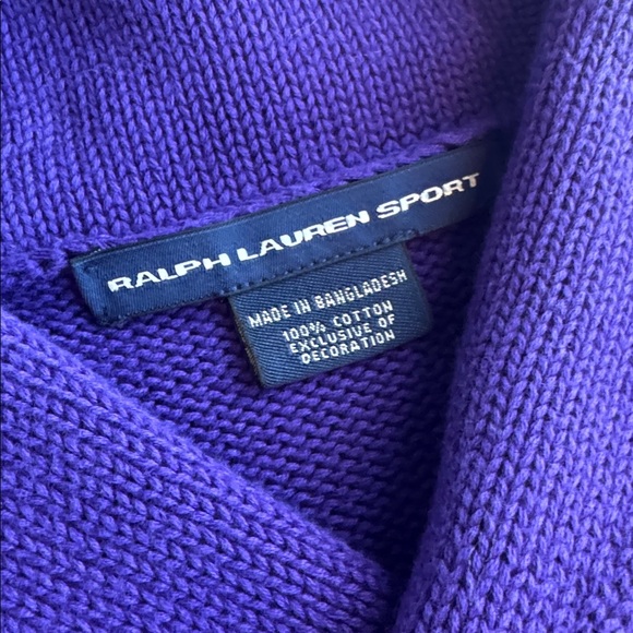 LAUREN RALPH LAUREN PURPLE PULLOVER SWEATER WOMENS SIZE Med 0184 - Picture 5 of 8